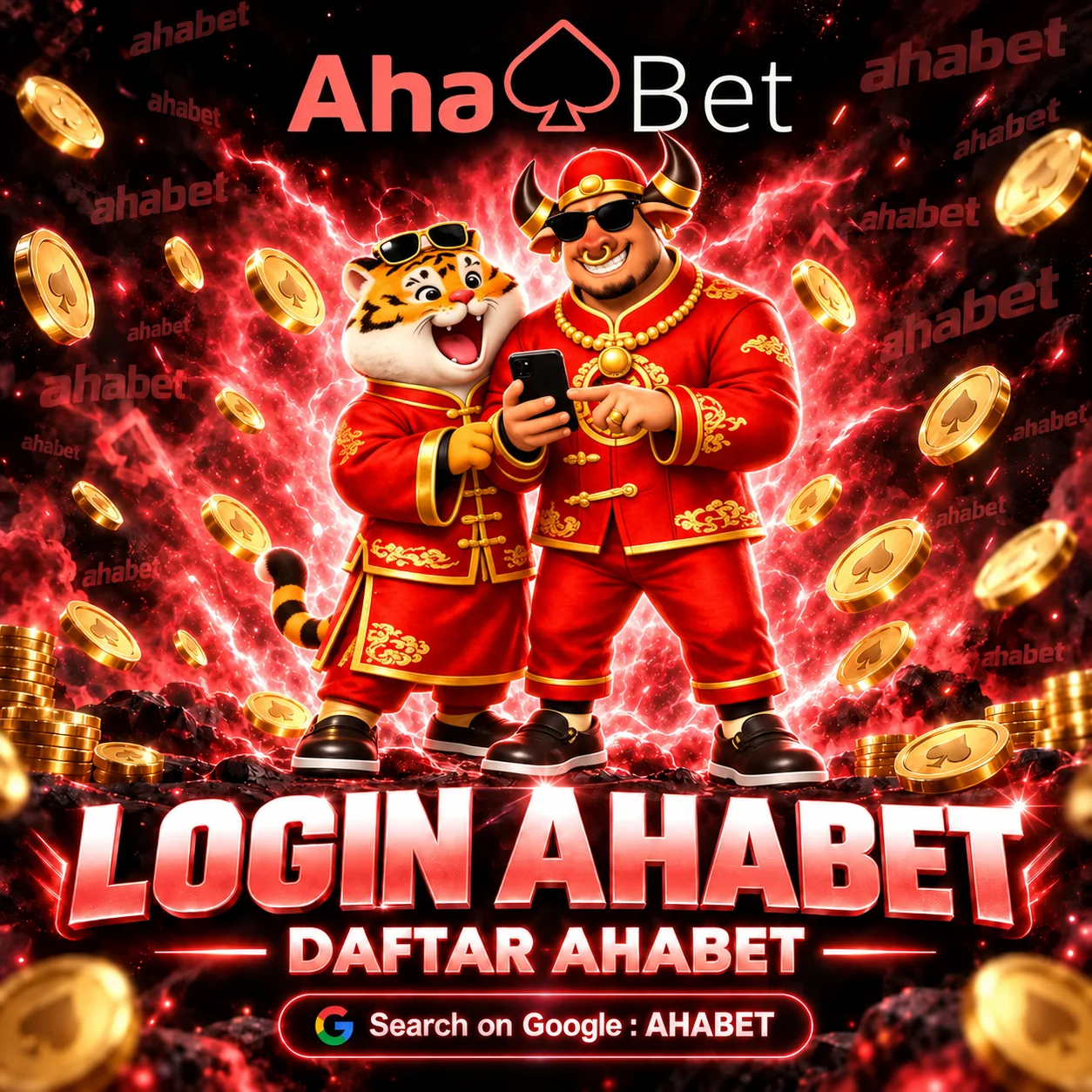 Banner AHABET Login dan Daftar